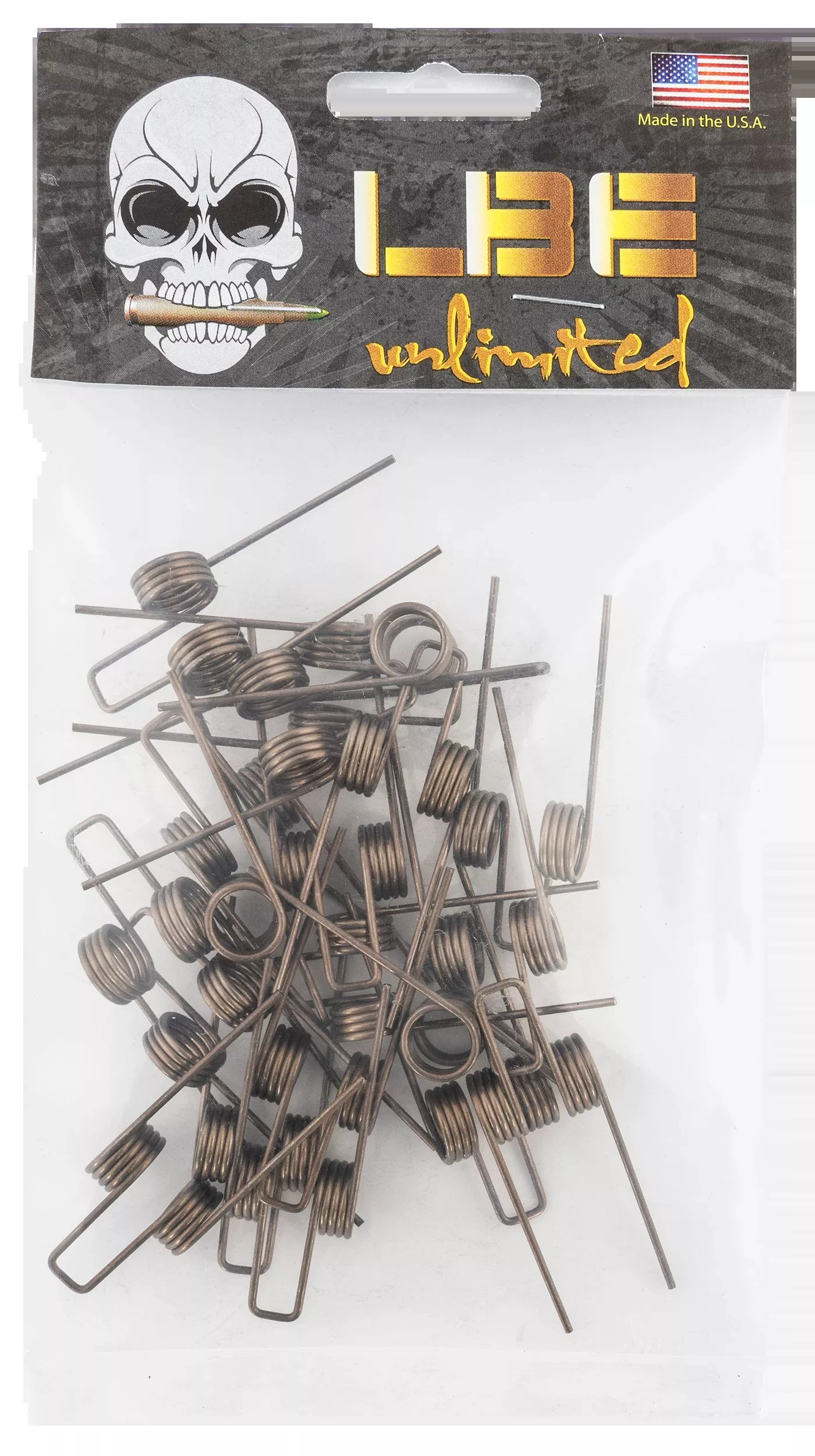 LBE Unlimited AR-15 Hammer Spring 20-Pack Silver Stainless Steel