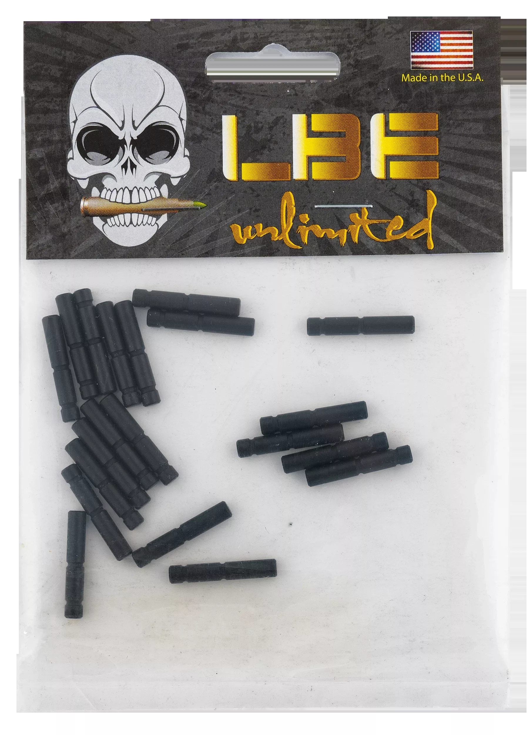 LBE Unlimited ARHTPN20K Hammer/Trigger Pin 20-Pack 4140 Steel Black AR-15
