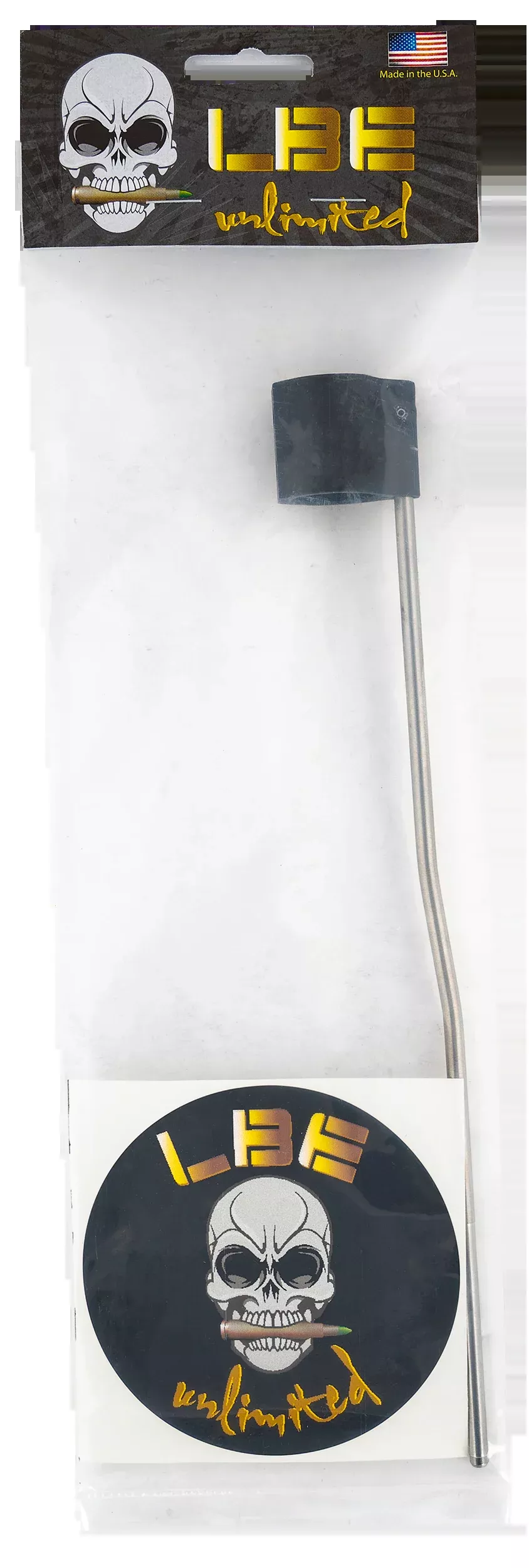 LBE Unlimited ARLGB-C Low Profile Gas Block .750" Carbine Length Gas Tube - Black Nitride Steel