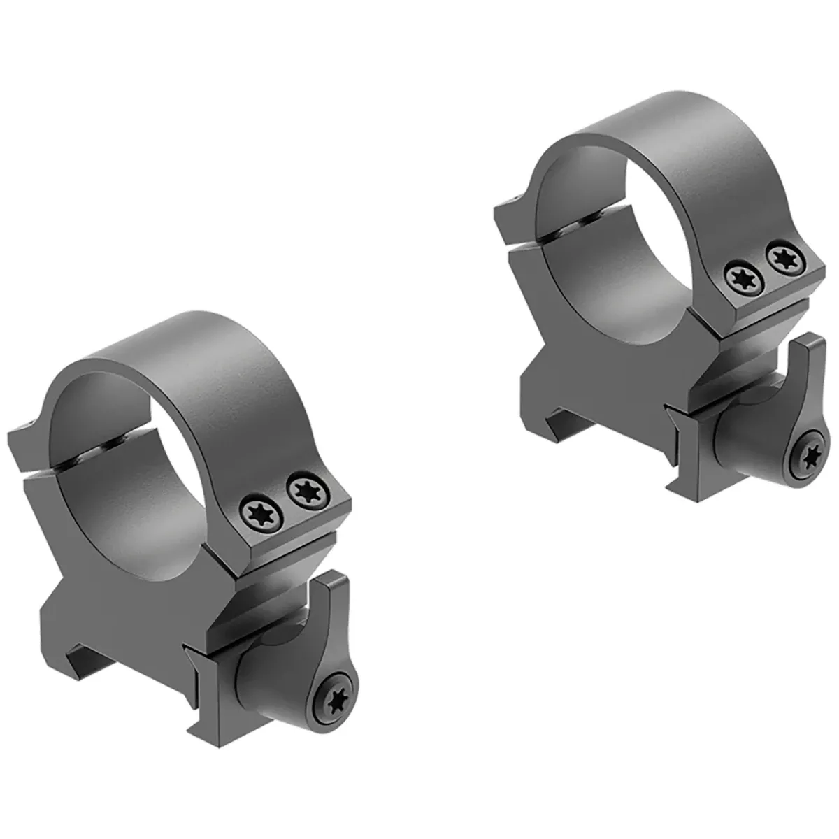 Leupold 174076 QRW2 Cross-Slot Scope Ring Set Matte Black Steel 30mm Tube Medium Quick Release Picatinny/Weaver