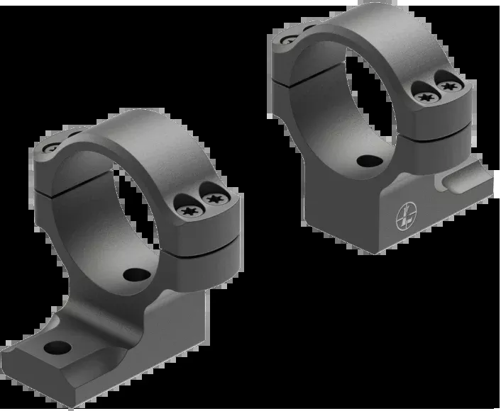 Leupold BackCountry 30mm High 2-Piece Ring Mount Matte Black - Tikka T3/T3X