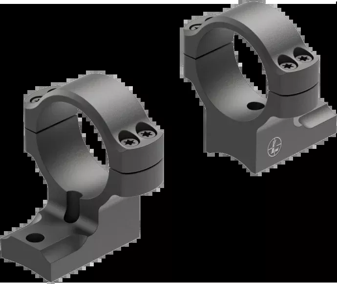 Leupold BackCountry Ring Mount 30mm High Matte Black Aluminum - Weatherby Mark V