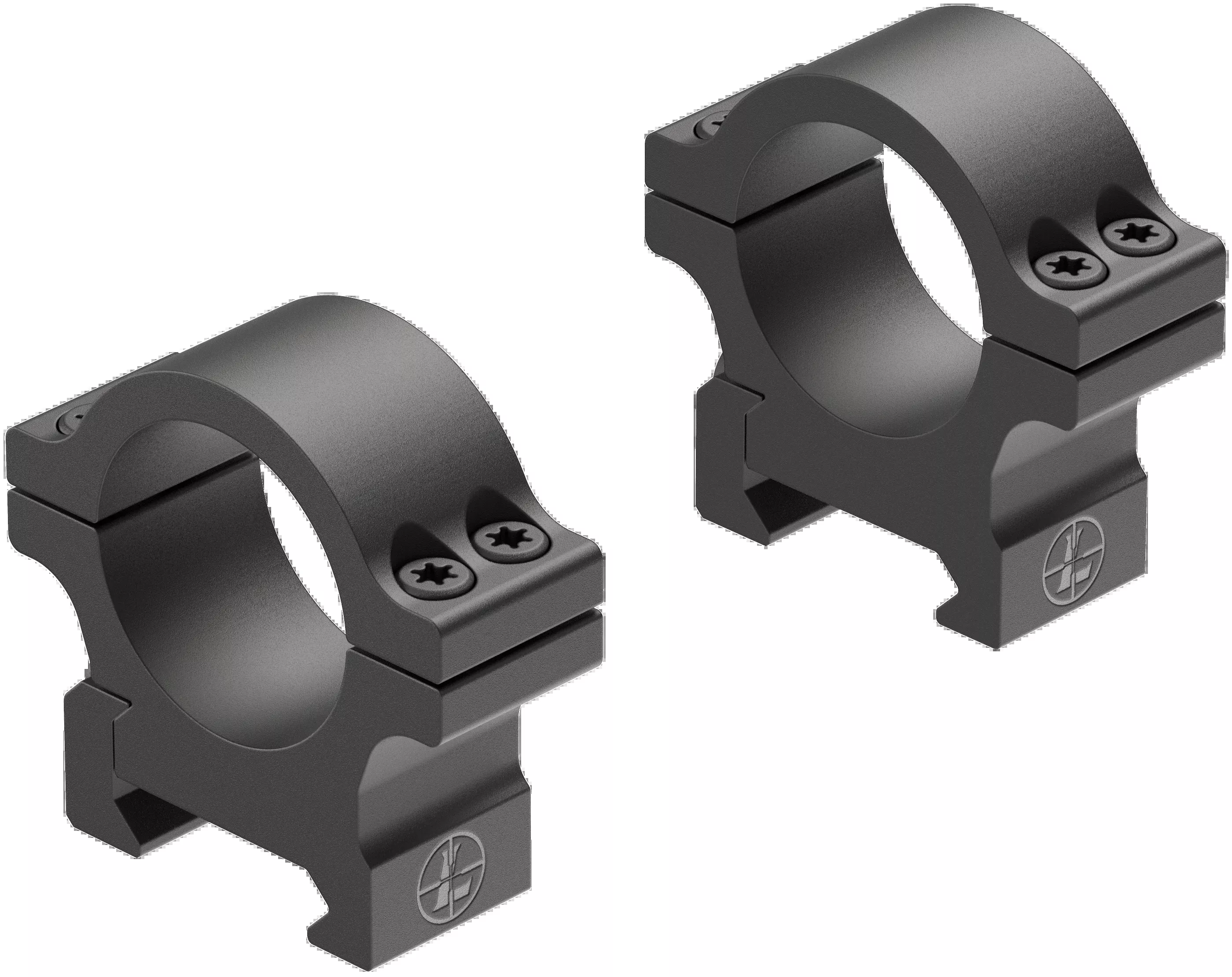 Leupold Open Range Cross-Slot 1" Low Matte Black Scope Rings