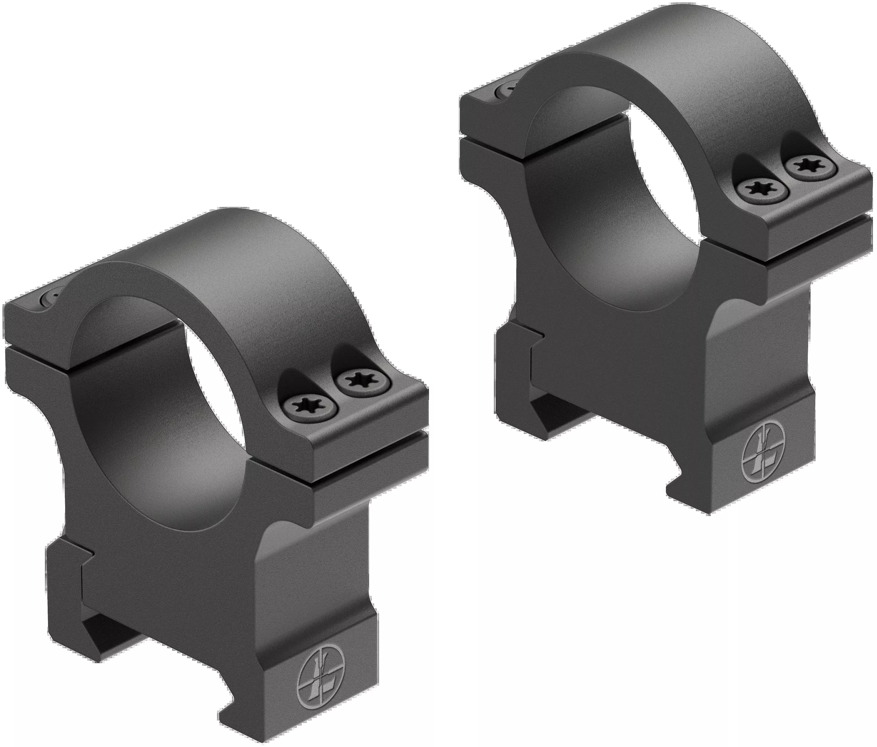 Leupold Open Range Cross-Slot 1in High Matte Black Scope Rings