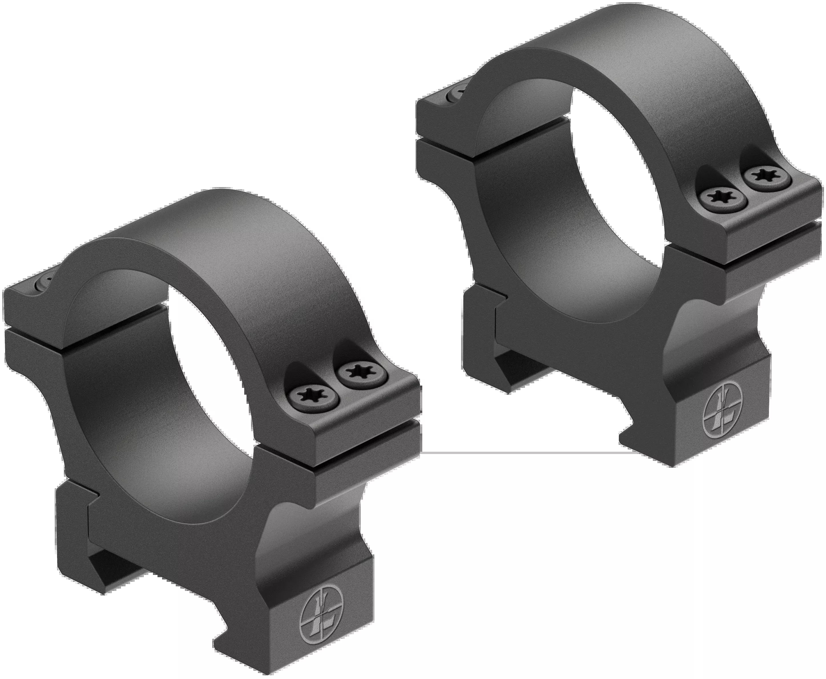Leupold Open Range Cross-Slot 30mm Low Matte Black Scope Rings