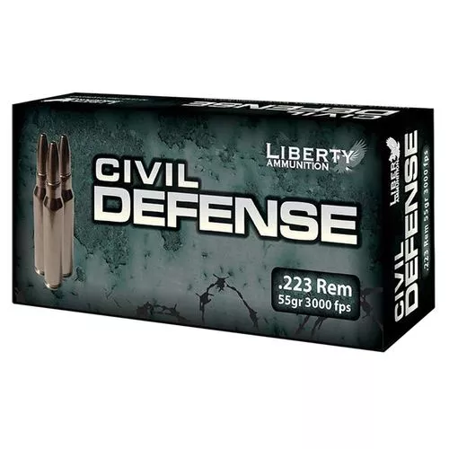 Liberty Ammunition LACD223019 Silverado223 Rem 55 gr Hollow Point Boat-Tail (HPBT) 20 Bx/ 10 Cs