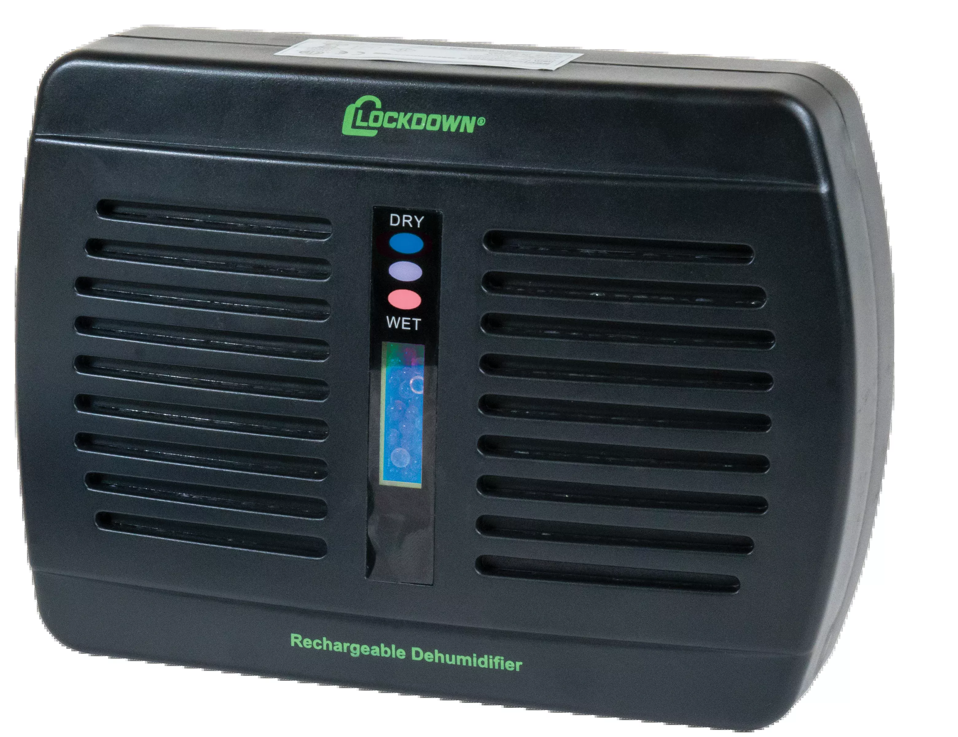 Lockdown Rechargeable Dehumidifier 333 Cu Ft Black