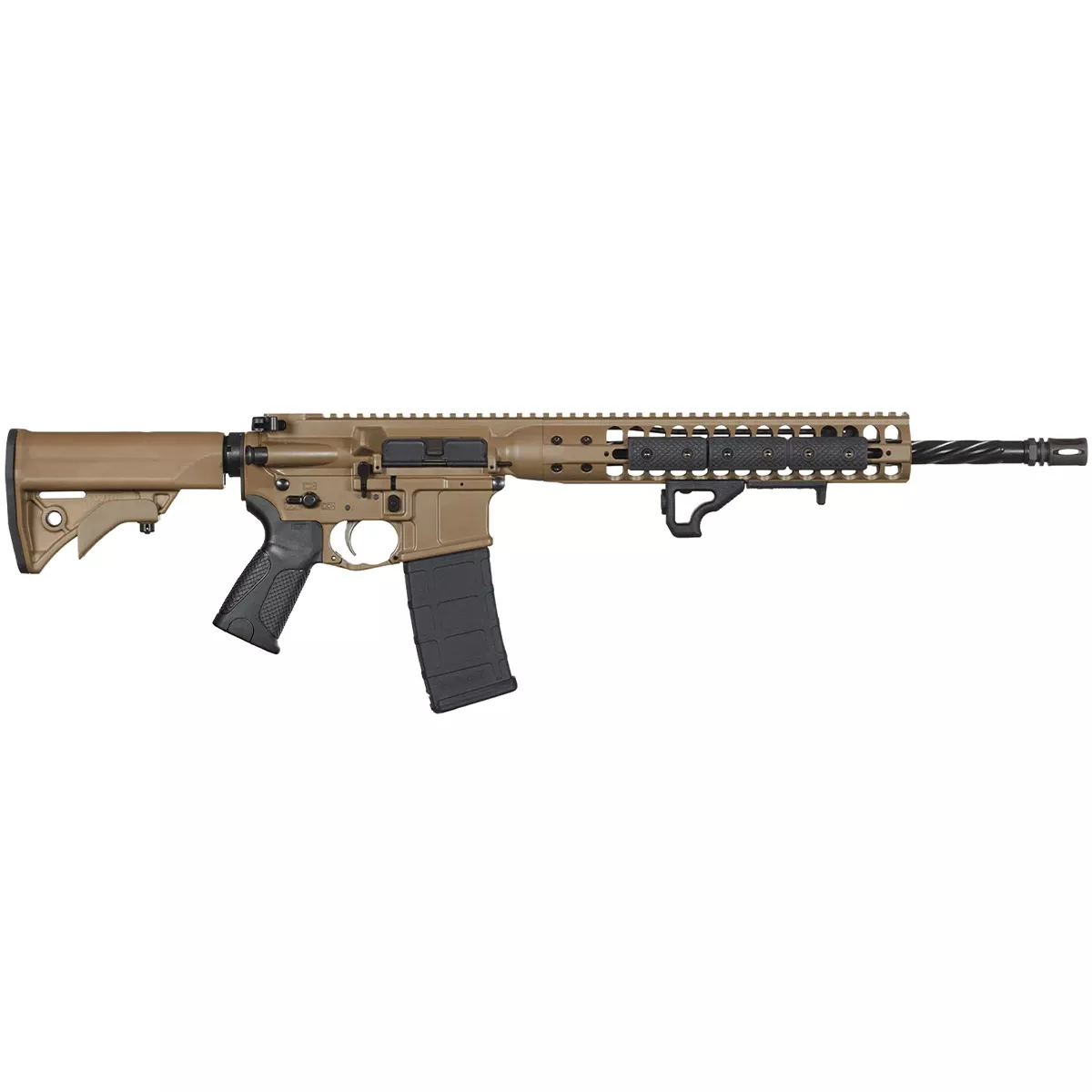 LWRC Individual Carbine DI 5.56 FDE AR-15 Semi Automatic Rifle