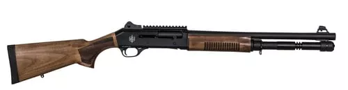 MAC 21000155 101412 Gauge 3" 5+1 18.50", Black Barrel/Rec, Walnut Furniture, Ghost Ring Sight, Optics Mount, 3 Chokes