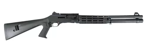 MAC 21000183 Agency Tradesman 1014 12 Gauge Semi-Auto 3" 5+1 18.50" Black Chromate Ported Barrel, Aluminum Receiver w/Picatinny Rail, M-LOK Handguard, Black Fixed w/Pistol Grip Synthetic Stock