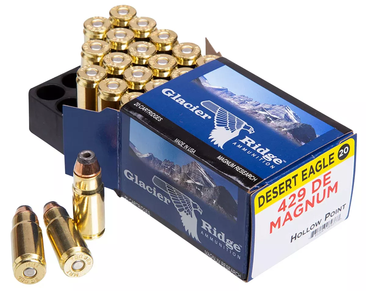 Magnum Research DEP429DE240JHP Desert Eagle429DE 240gr Jacketed Hollow Point 20 Per Box/25 Case