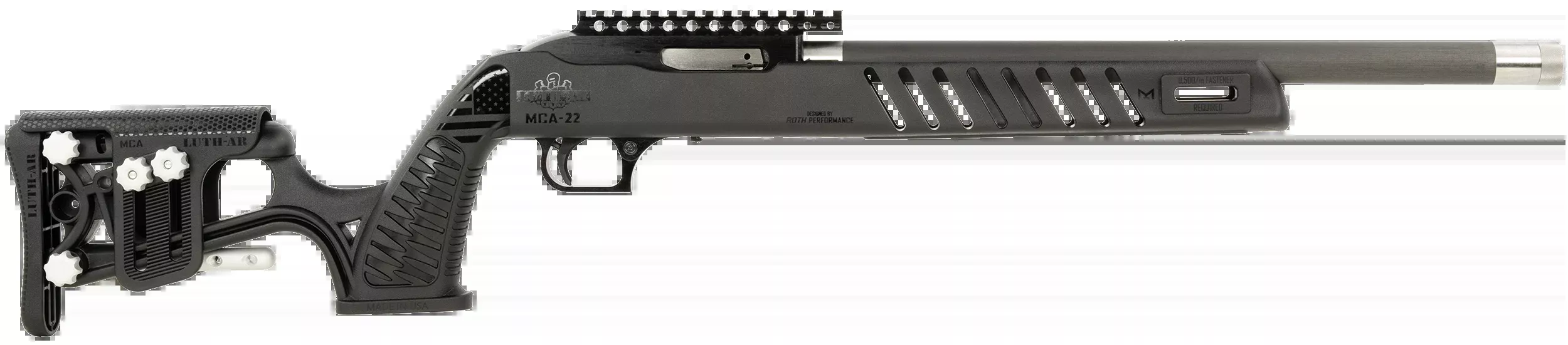 Magnum Research Magnum Lite SwitchBolt 22 LR 16.5" 10+1 Semi-Auto Rifle - Luth-AR MCA-22 Stock