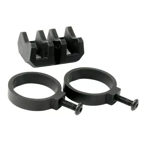 Magpul MAG614-BLK Light Mount V-Block and RingsBlack Aluminum/Polymer
