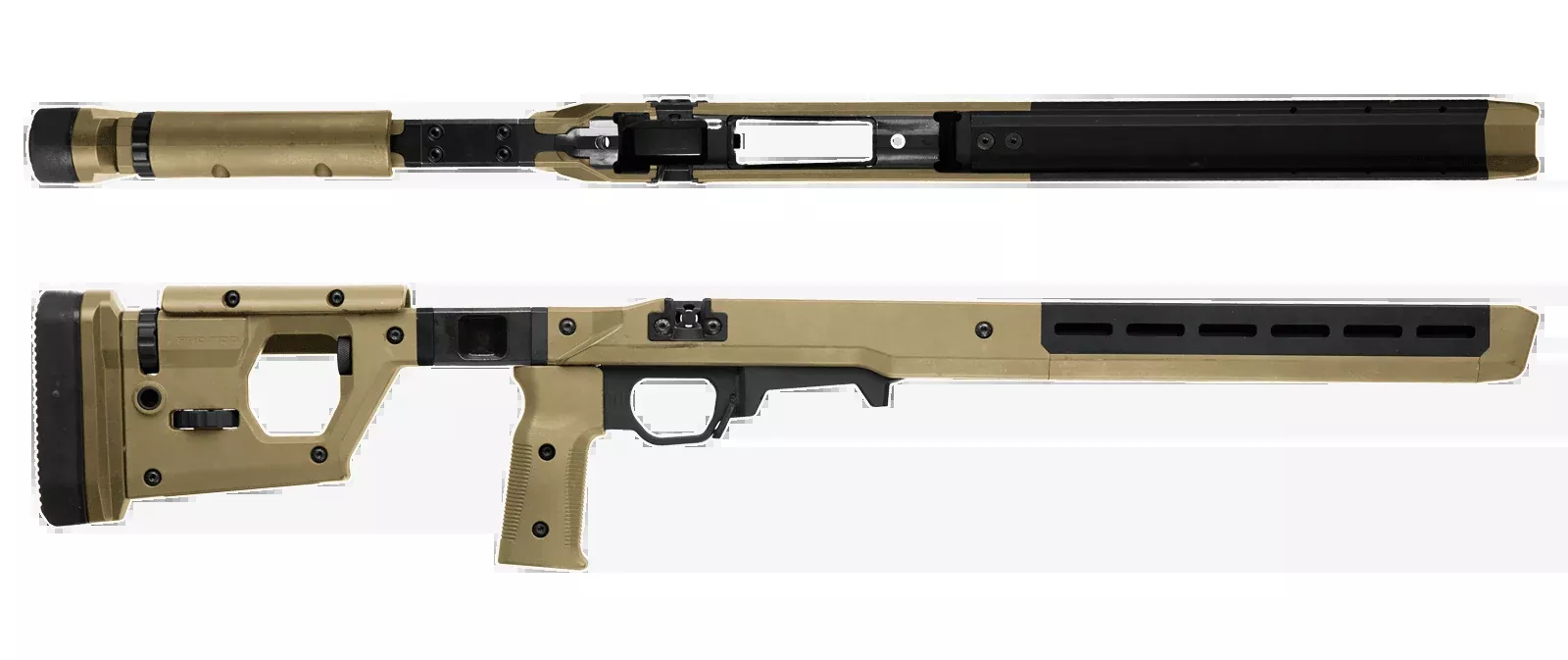 Magpul Pro 700 Fixed Stock Flat Dark Earth Synthetic w/Aluminum Bedding for Remington 700 SA