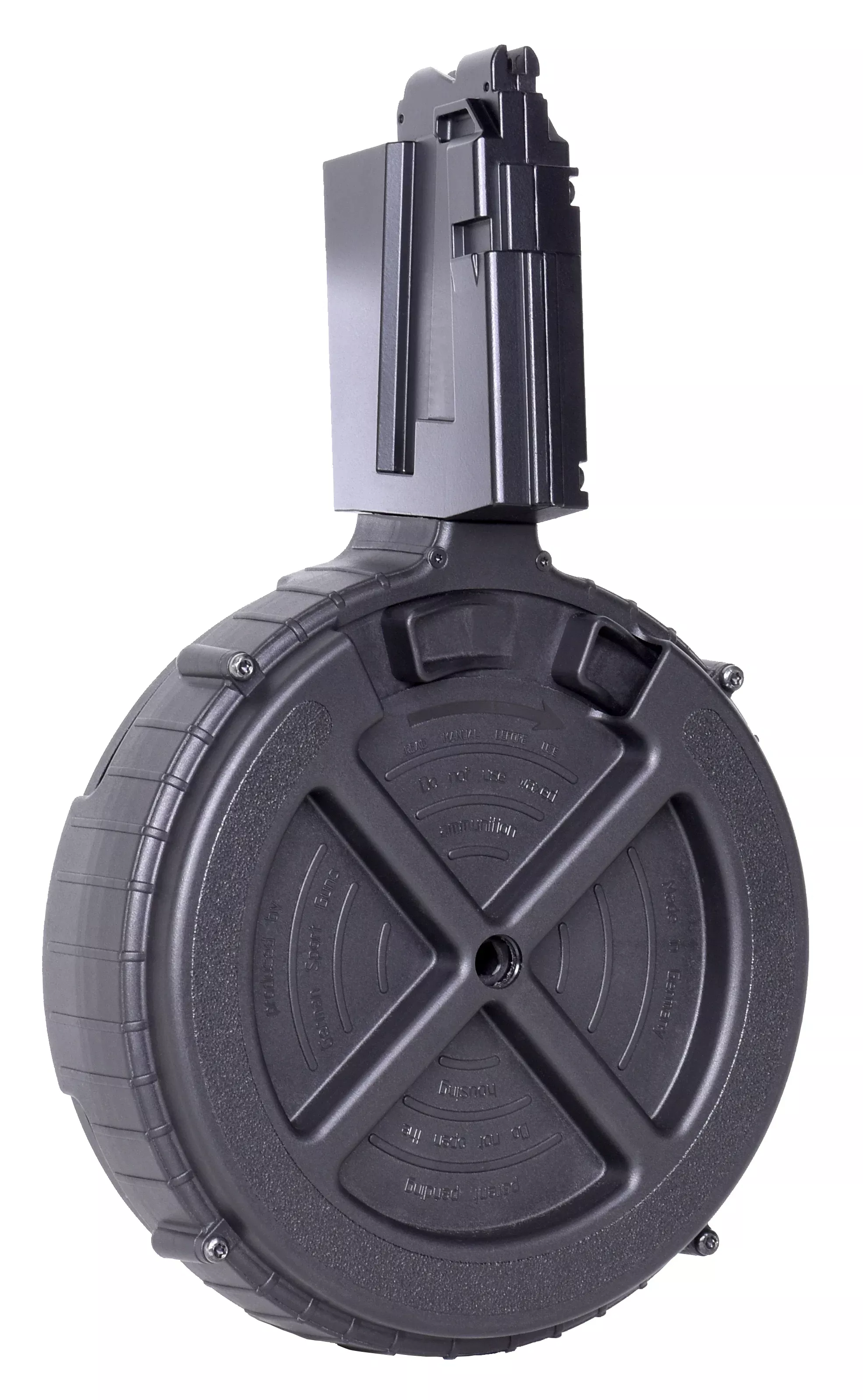 Mauser Rimfire M-15 22 LR 110rd Drum Magazine - Black Polymer