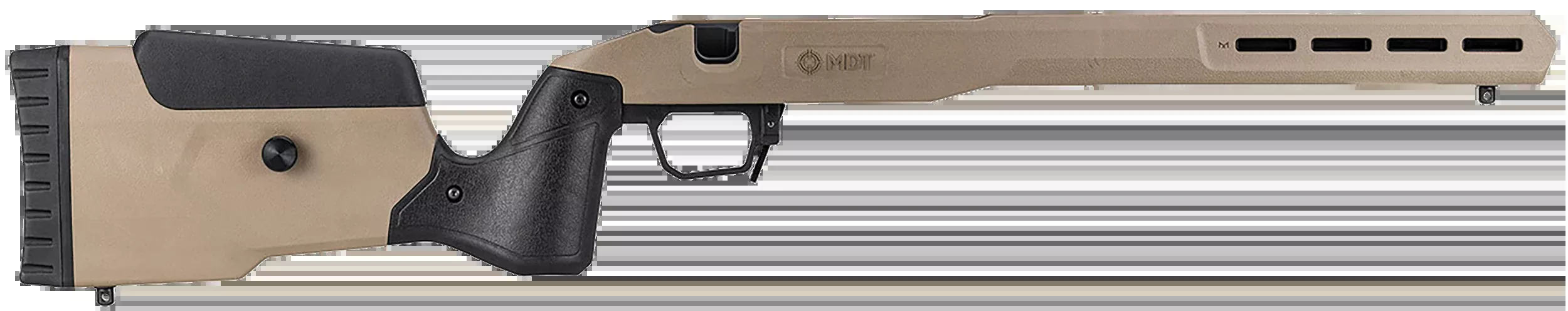 MDT Field Stock FDE Polymer Chassis - Fits Tikka T3/T3x Short Action RH