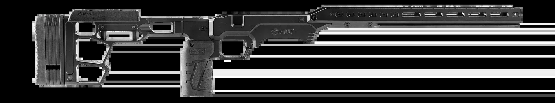 MDT Sporting Goods LSS Gen 3 Chassis System Black 6061 Aluminum - Ruger American Long Action RH - Competition