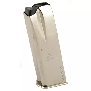Mec-Gar 15-Round 9mm MagaMec-Gar 15-Round 9mm Nickel Magazine for Browning Hi-Power & Springfield SA-35 - MGBRHP15Nzine for Browning Hi-Power & Springfield SA-35 - MGBRHP15B