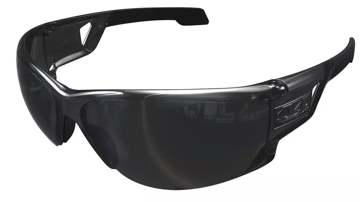 Mechanix Wear VNS20ABBU Type-NOSFA Smoke Lens Anti-Scratch Black Frame