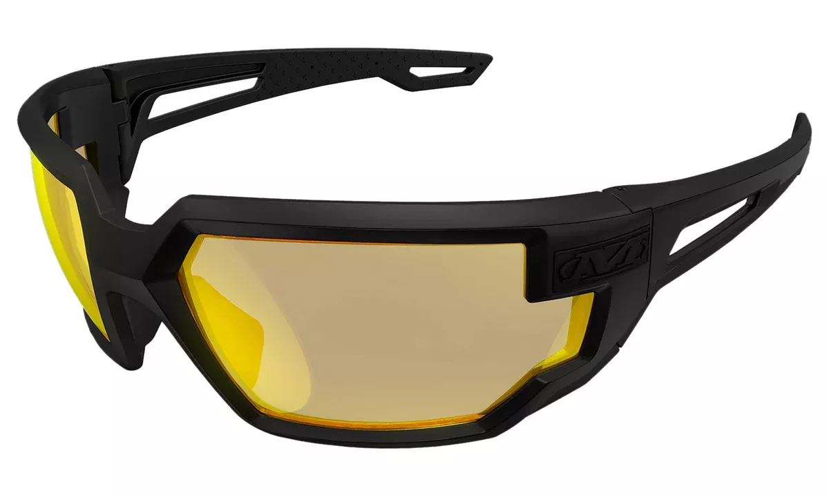 Mechanix Wear VXF30AFPU Type-XOSFA Amber Lens Anti-Scratch Black Frame