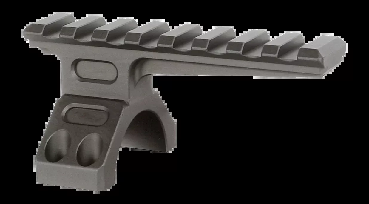 Midwest Industries MK2 34mm Railed Cap - 6061 Aluminum - Black