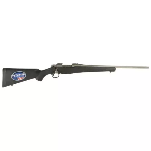 Mossberg 28005 Patriot243 Win 5+1 22" Black Stainless Cerakote Right Hand Fluted Barrel