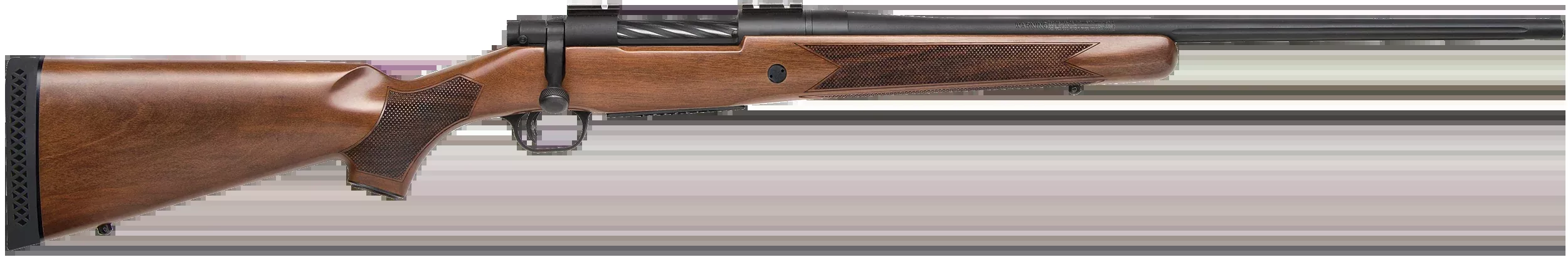 Mossberg Patriot 25-06 Rem 22" 5+1 Bolt-Action Rifle - Walnut Stock, Matte Blued
