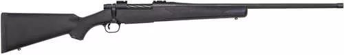 Mossberg Patriot Carbine 300 Win Mag 5+1 20" Matte Blued Threaded Bull Barrel, Matte Blued Drilled & Tapped Receiver, Fixed Black Synthetic Stock