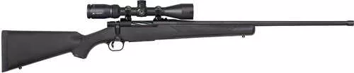 Mossberg Patriot w/Optic Full Size 350 Legend 4+1 22" Matte Blued Fluted Threaded Barrel, Matte Blued Drilled & Tapped Receiver, Walnut Fixed Stock, Vortex Crossfire II 3-9x40mm Scope
