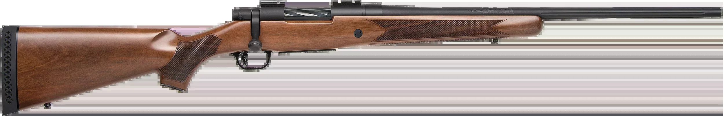 Mossberg Patriot Walnut 308 Win 22" 5+1 Bolt-Action Rifle - Fluted Barrel, Matte Blued