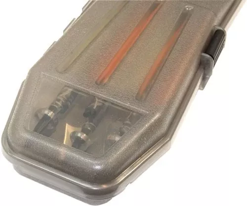 MTM Case-Gard Traveler Crossbow Bolt Case 6-Bolt Up to 24.2" Polypropylene - Clear Smoke