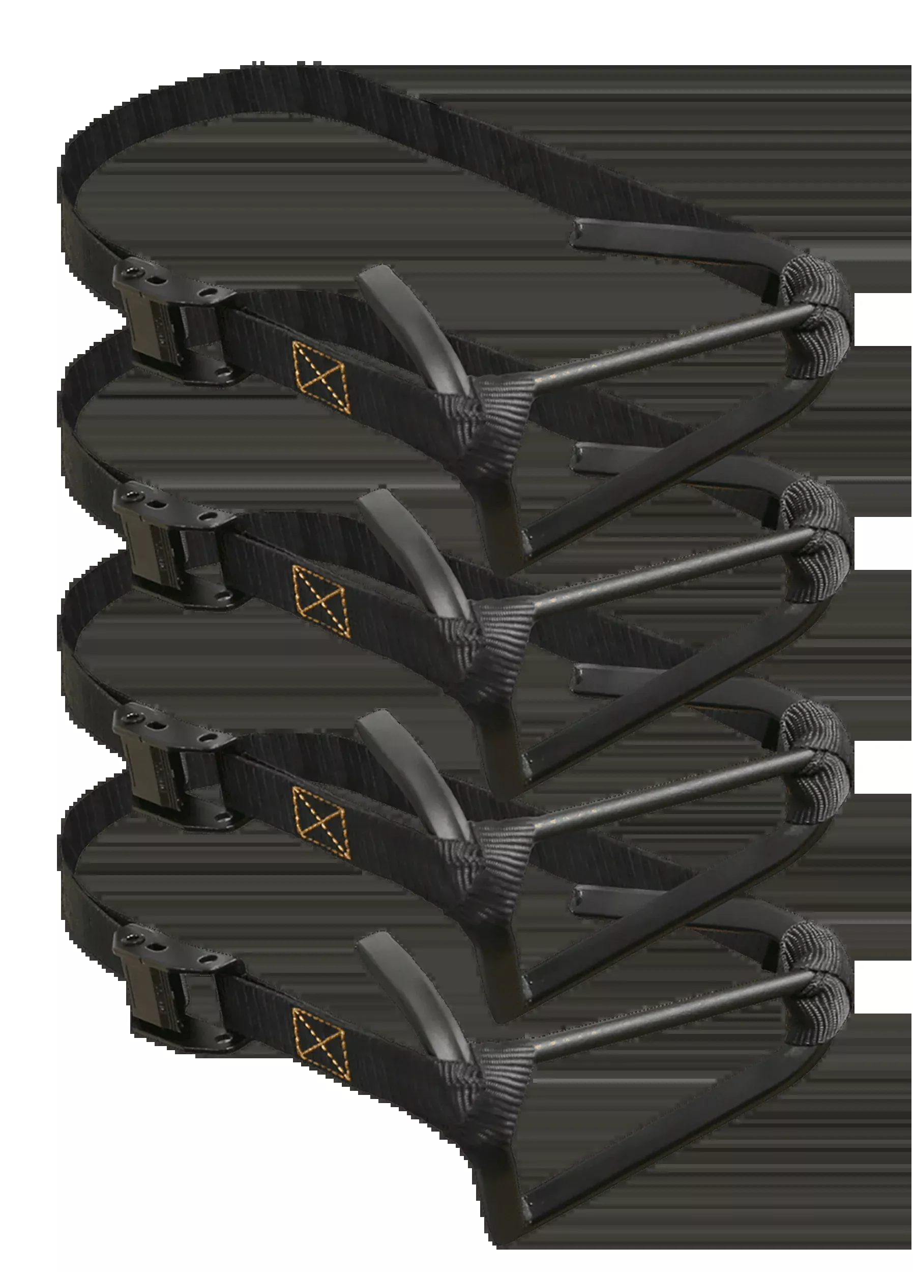 Muddy Micro Stagger Step 4-Pack Black Powder-Coated Steel Tree Steps