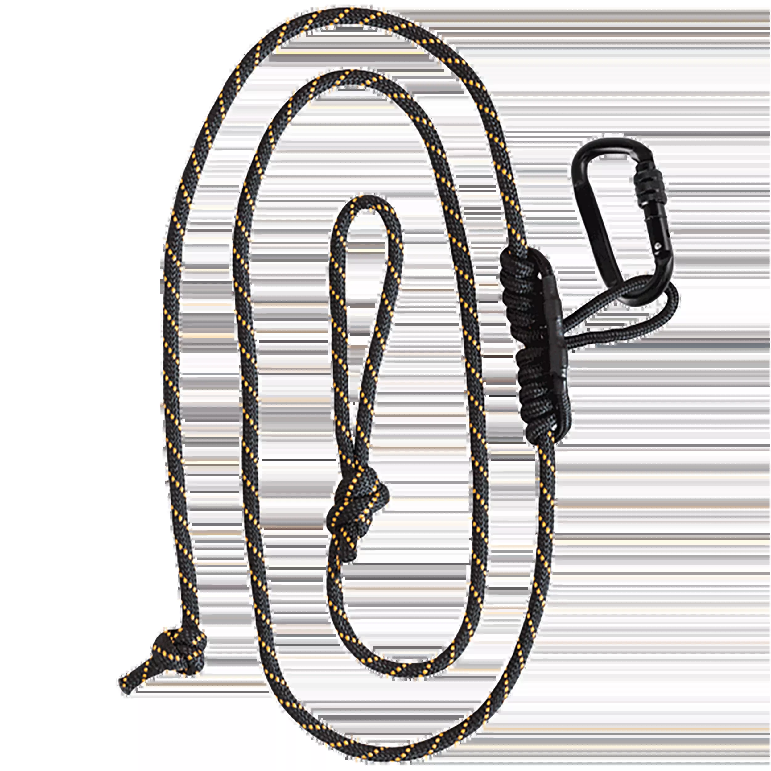 Muddy Safety Harness Lineman's Rope Black Nylon 8ft 300 lbs