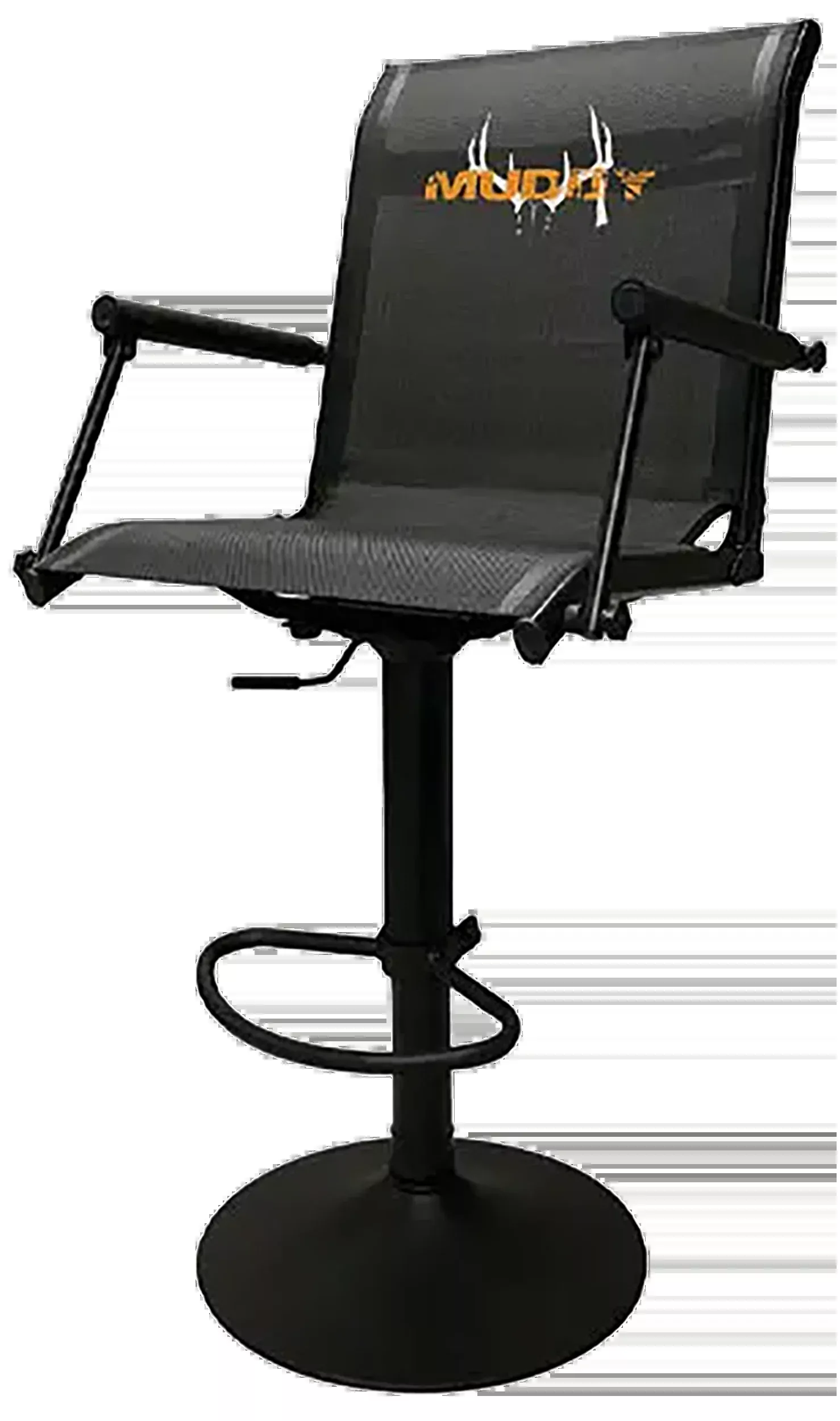 Muddy Swivel Xtreme Ground Seat Black Flex-Tek/Steel