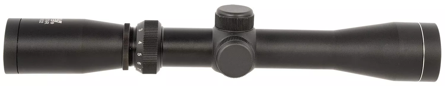 NcStar SPB2732B Long Eye ReliefBlack 2-7x 32mm 1" Tube Plex Reticle