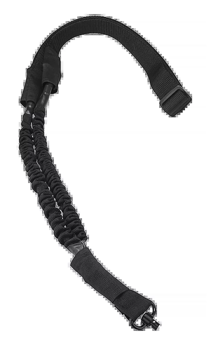 NcSTAR VISM 1 Point Bungee Sling Black Nylon w/QD Swivel 46"-64" Adjustable