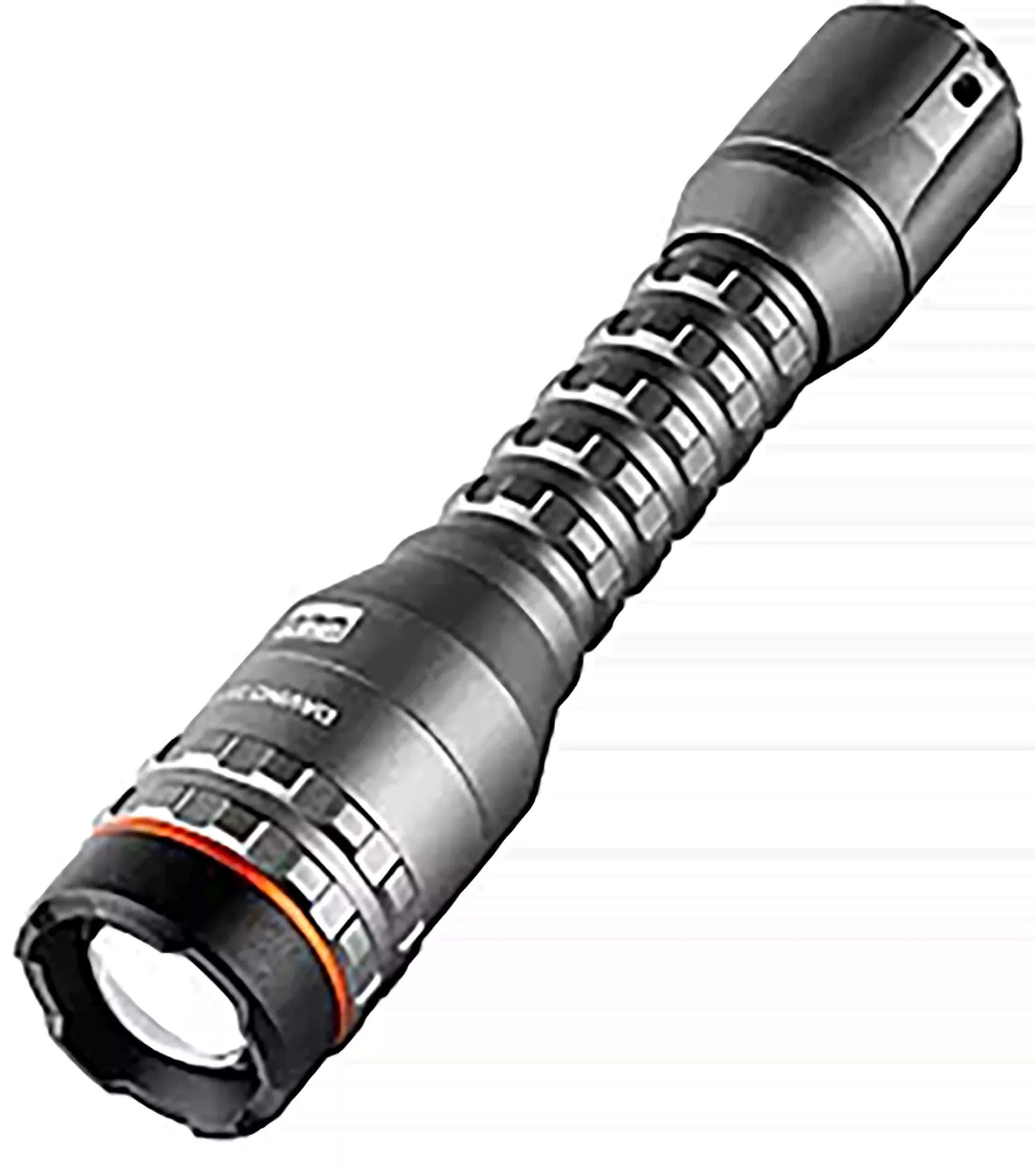 NEBO Davinci 1800L Rechargeable Flashlight 18/180/1800 Lumens LED - Gray