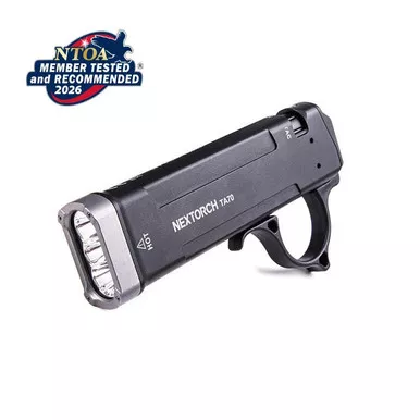 Nextorch TA70 Ultra-Slim Flat Tactical EDC Flashlight - 3,500 Lumens, Black - PS520250