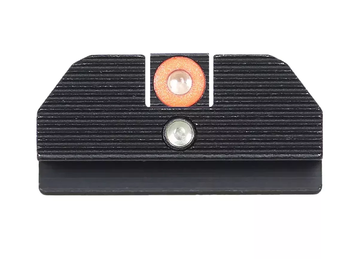 Night Fision GLK001015OGZ Student Of The Gun Accur8 For GlockGreen Tritium Orange Outline Front Sight-Green Tritium Black Outline Rear Sight Glock 17/17L/19