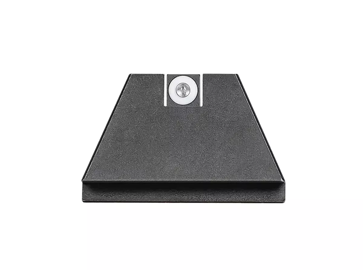 Night Fision GLK004013WGZ Suppressor Height Sights For GlockGreen Tritium White Outline Front Sight-Black/Blank Rear Sight Glock 17/17L/19