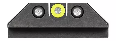 Night Fision Glock 20/21 Night Sight Set U-Notch Yellow Front - GLK-002-007-YGZG