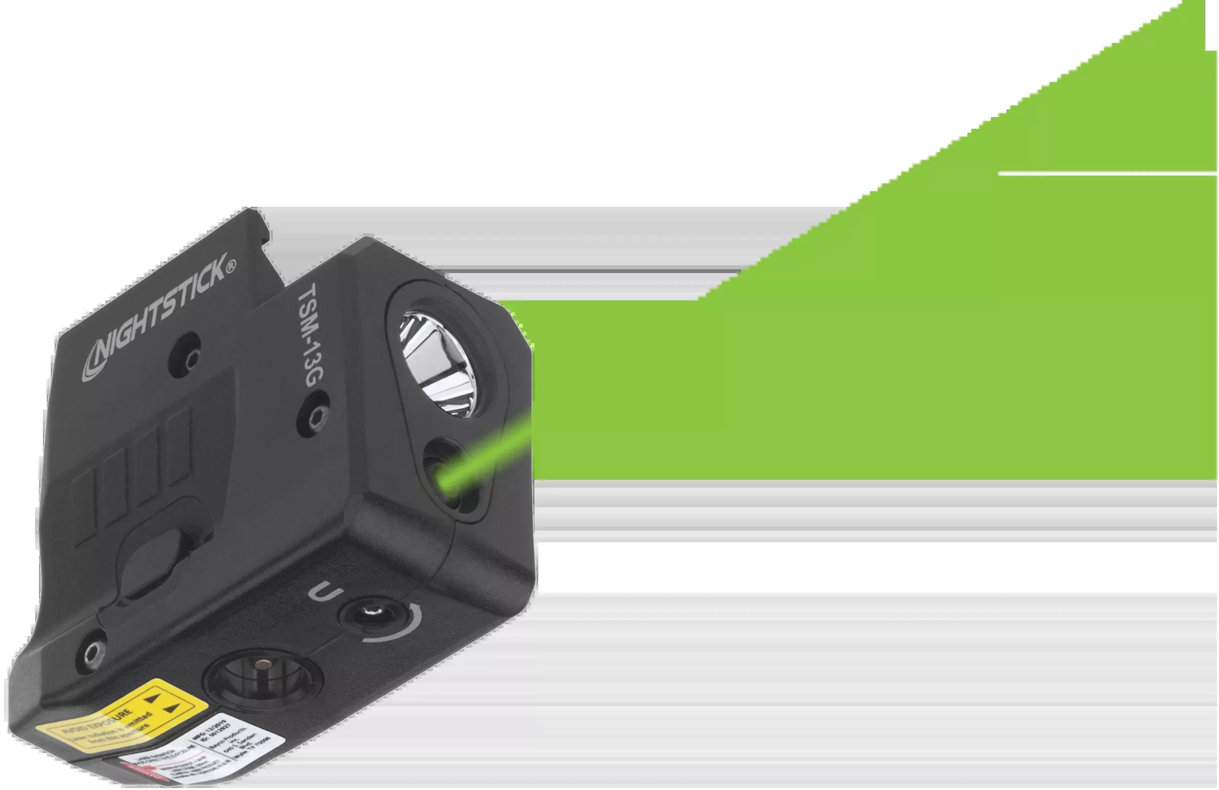 Nightstick TSM-13G 150 Lumen Subcompact Weapon Light w/Green Laser - Sig P365/XL/SAS