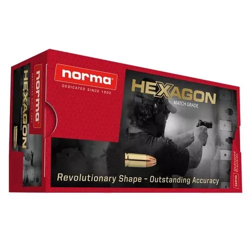 Norma Match Grade Ammunition 357 Magnum 180 Grain Hexagon Box of 50