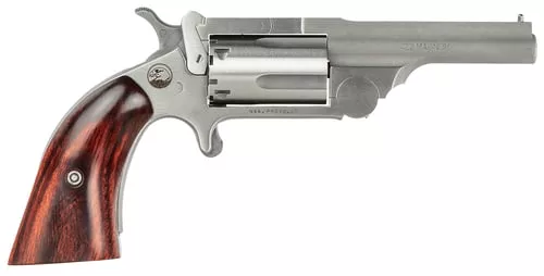 North American Arms 22MR250 Ranger II22 WMR 5 Shot 2.50" Stainless Steel Barrel, Stainless Steel Frame, Stainless Cylinder, Wood Boot Grip, Exposed Hammer
