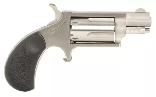 North American Arms 22MSGRCHSS Mini-Revolver Carry Combo Sports South Exclusive 22 WMR 5 Shot 1.13" Stainless Steel Barrel, Frame & Cylinder, Black Rubber Grip, Exposed Hammer, Side Carry Holster