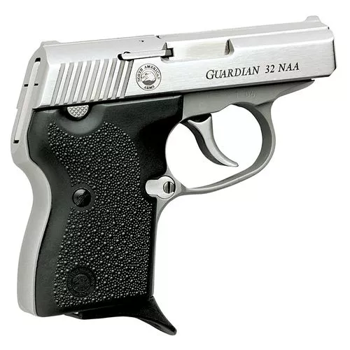 North American Arms 32NAA Guardian32 NAA 2.50" 6+1 Stainless Steel Black Rubber