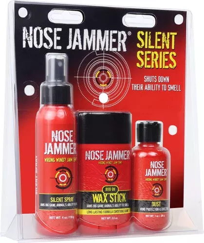 Nose Jammer Silent Series Combo Kit - 4oz Spray, 2oz Wax Stick & 28g Dust