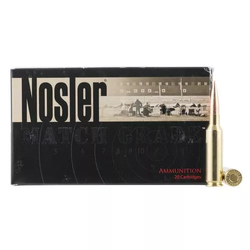 Nosler 60115 Match Grade RDF 6.5 Creedmoor 140 gr Hollow Point Boat-Tail (HPBT) 20 Bx/ 10 Cs