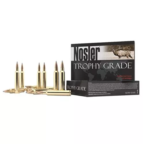 Nosler 60126 Trophy Grade Long Range 300 Win Mag 190 gr AccuBond Long Range 20 Bx/ 10 Cs