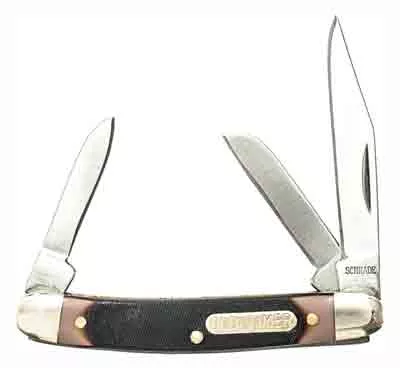 Old Timer Junior 3-Blade 2" Stainless Folding Pocket Knife - Delrin Handle